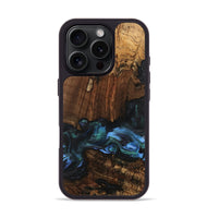 iPhone 16 Pro Wood Phone Case - Moyra (Blue, 741944)