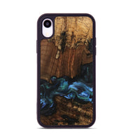 iPhone Xr Wood Phone Case - Moyra (Blue, 741944)