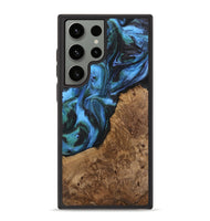 Galaxy S23 Ultra Wood Phone Case - Lila (Blue, 741945)