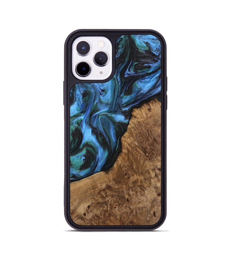 iPhone 11 Pro Wood Phone Case - Lila (Blue, 741945)