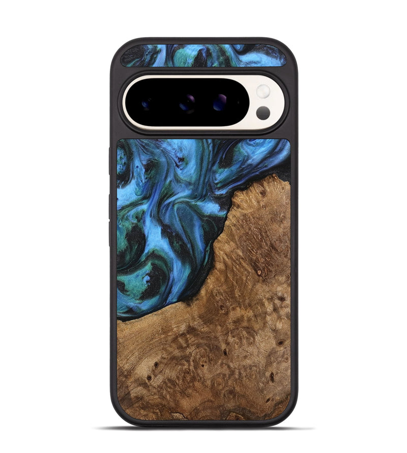 Pixel 9 Pro Wood Phone Case - Lila (Blue, 741945)