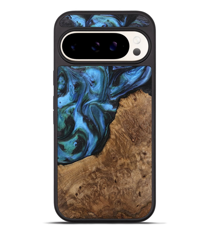 Pixel 9 Pro XL Wood Phone Case - Lila (Blue, 741945)