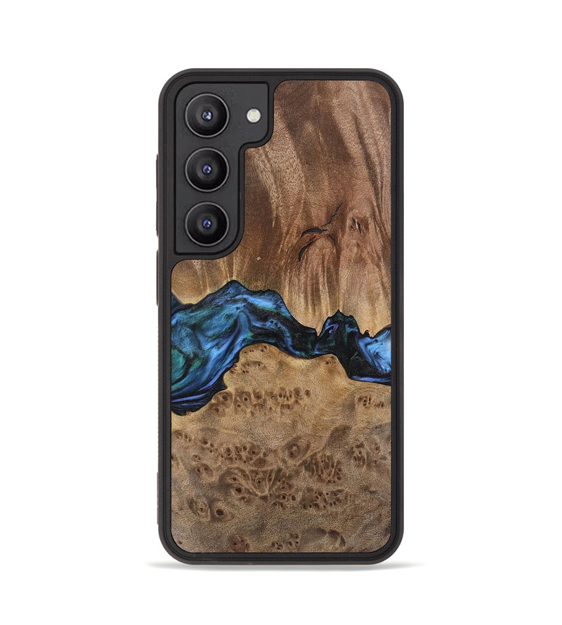 Galaxy S23 Wood Phone Case - Wilburn (Blue, 741946)