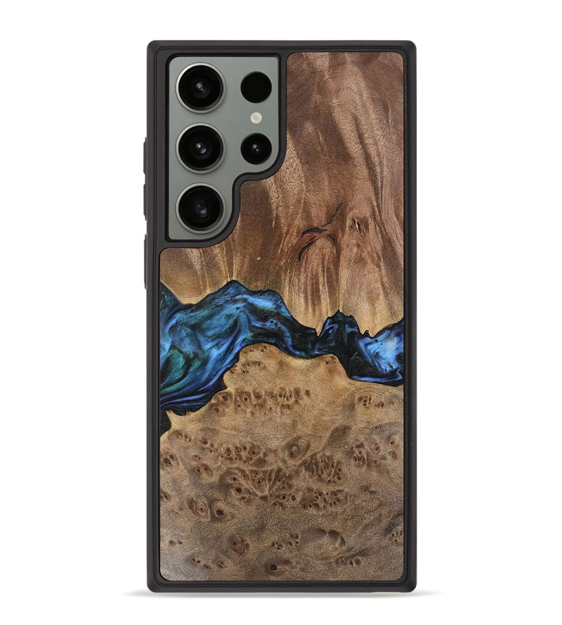 Galaxy S23 Ultra Wood Phone Case - Wilburn (Blue, 741946)