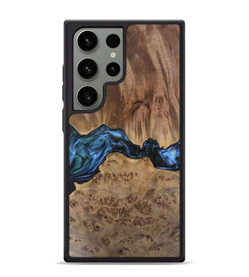 Galaxy S24 Ultra Wood Phone Case - Wilburn (Blue, 741946)