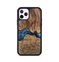 iPhone 11 Pro Wood Phone Case - Wilburn (Blue, 741946)