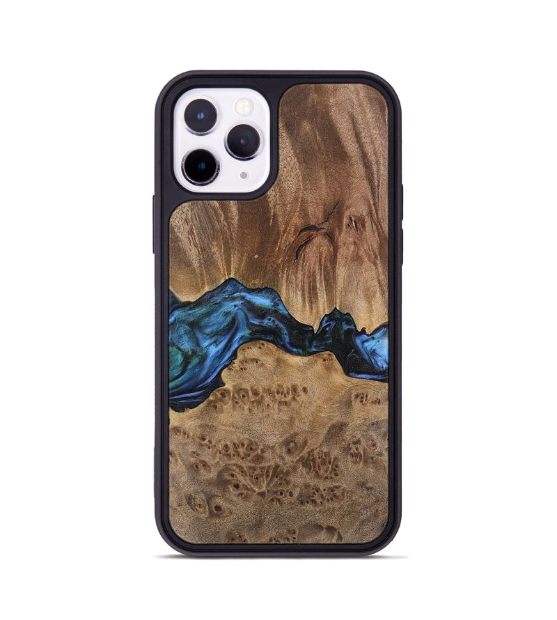 iPhone 11 Pro Wood Phone Case - Wilburn (Blue, 741946)