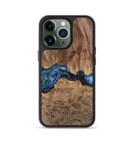 iPhone 13 Pro Wood Phone Case - Wilburn (Blue, 741946)