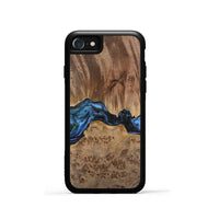 iPhone SE Wood Phone Case - Wilburn (Blue, 741946)