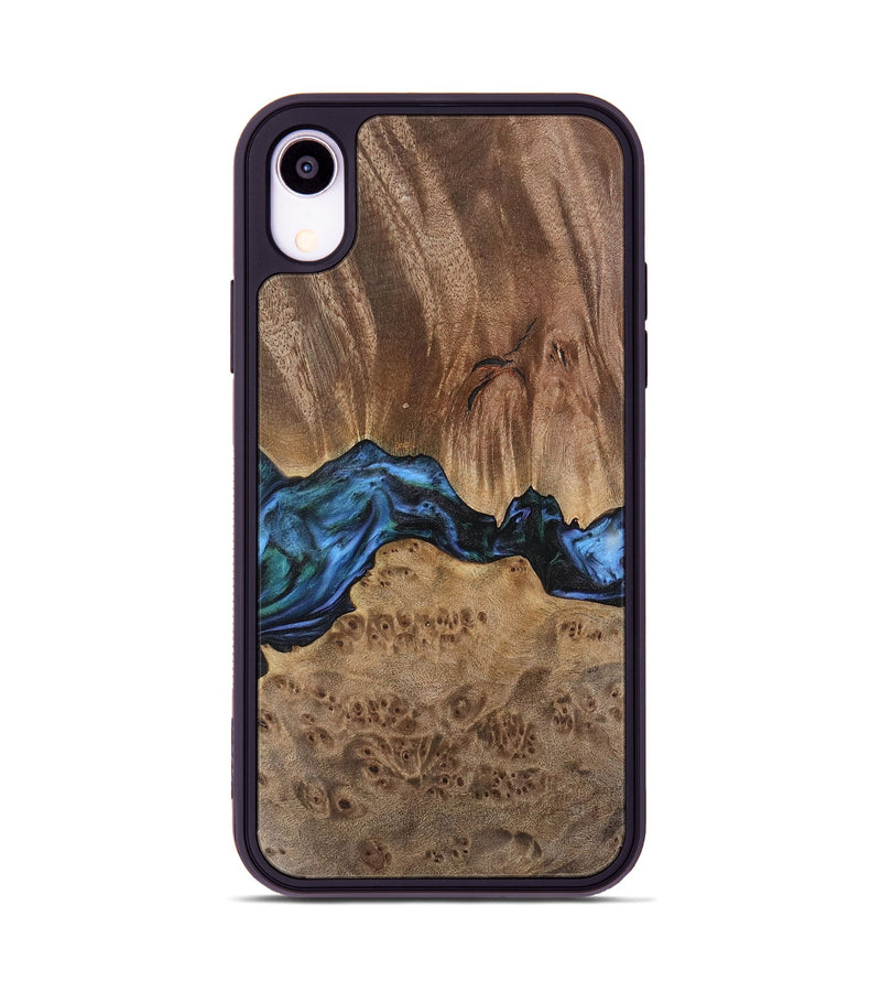 iPhone Xr Wood Phone Case - Wilburn (Blue, 741946)