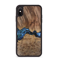 iPhone Xs Max Wood Phone Case - Wilburn (Blue, 741946)