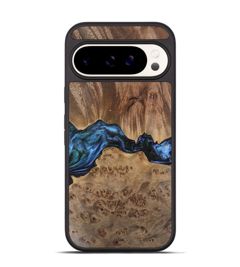 Pixel 9 Pro Wood Phone Case - Wilburn (Blue, 741946)