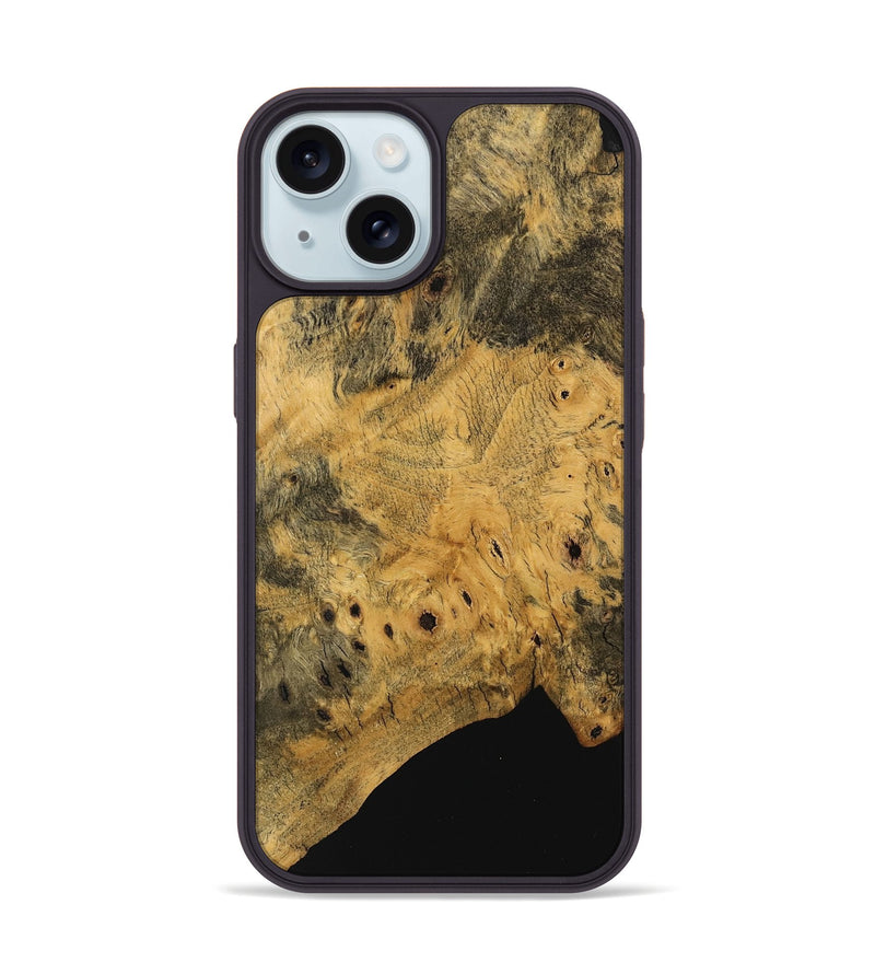 iPhone 15 Wood Phone Case - Joly (Wood Burl, 741948)