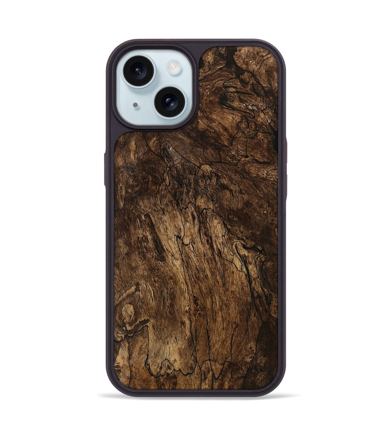 iPhone 15 Wood Phone Case - Armin (Wood Burl, 741949)