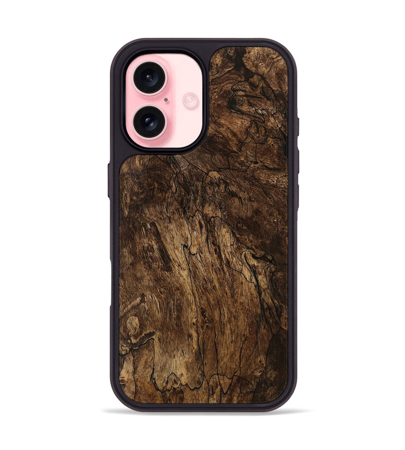 iPhone 16 Wood Phone Case - Armin (Wood Burl, 741949)