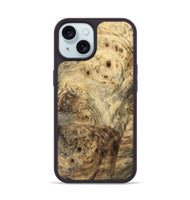 iPhone 15 Wood Phone Case - Kelli (Wood Burl, 741950)