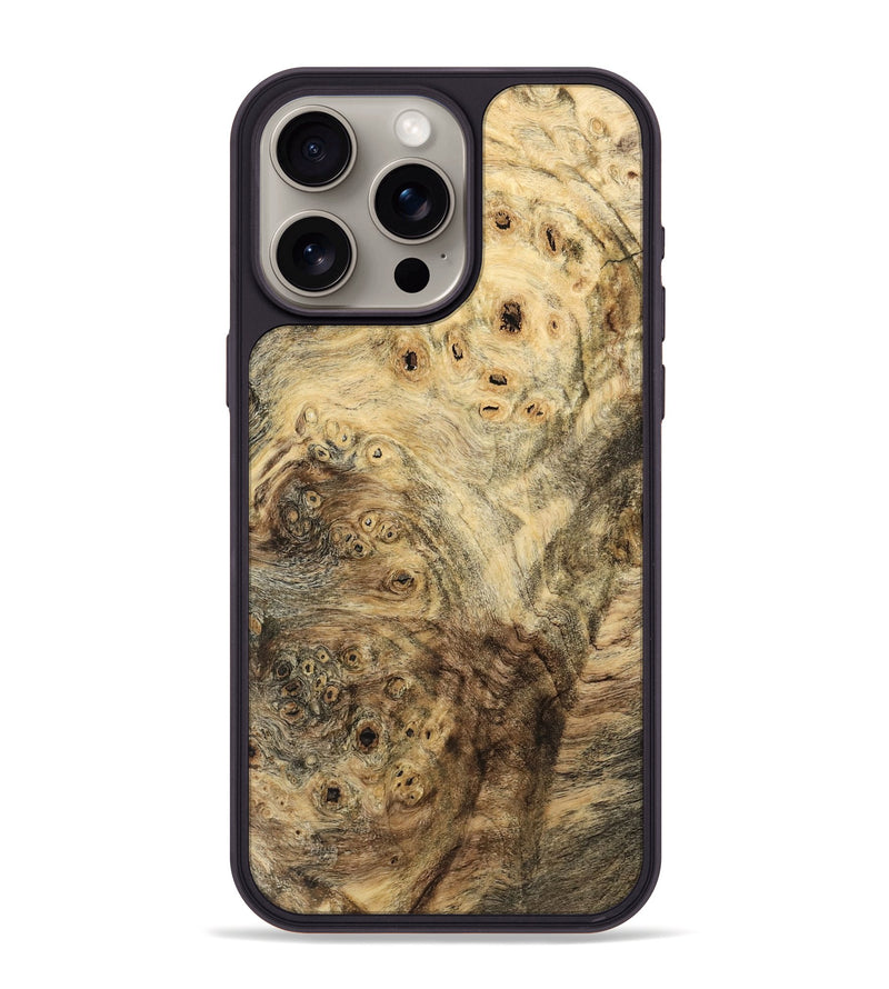 iPhone 15 Pro Max Wood Phone Case - Kelli (Wood Burl, 741950)