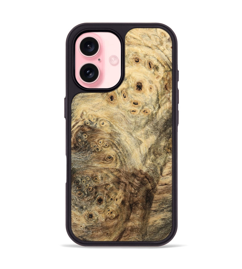 iPhone 16 Wood Phone Case - Kelli (Wood Burl, 741950)