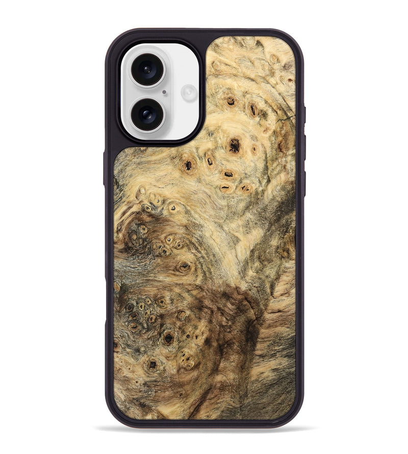 iPhone 16 Plus Wood Phone Case - Kelli (Wood Burl, 741950)