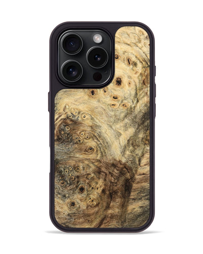 iPhone 16 Pro Wood Phone Case - Kelli (Wood Burl, 741950)