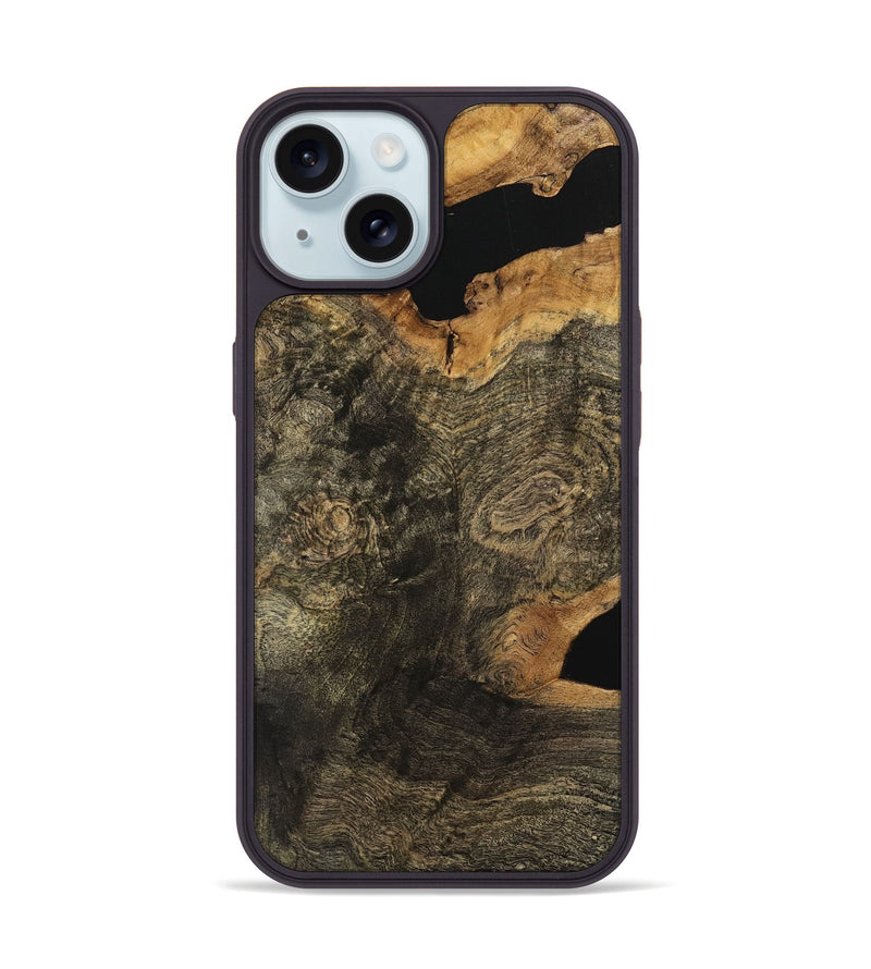 iPhone 15 Wood Phone Case - Danila (Wood Burl, 741951)