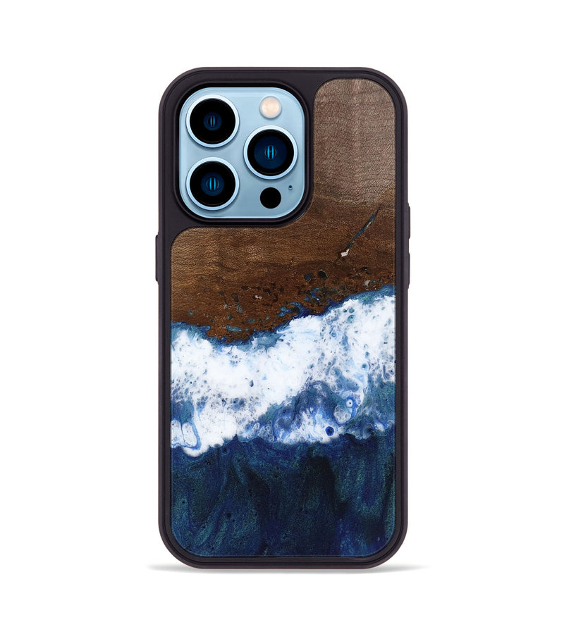 iPhone 14 Pro Wood Phone Case - Shobana (Coastal, 741957)