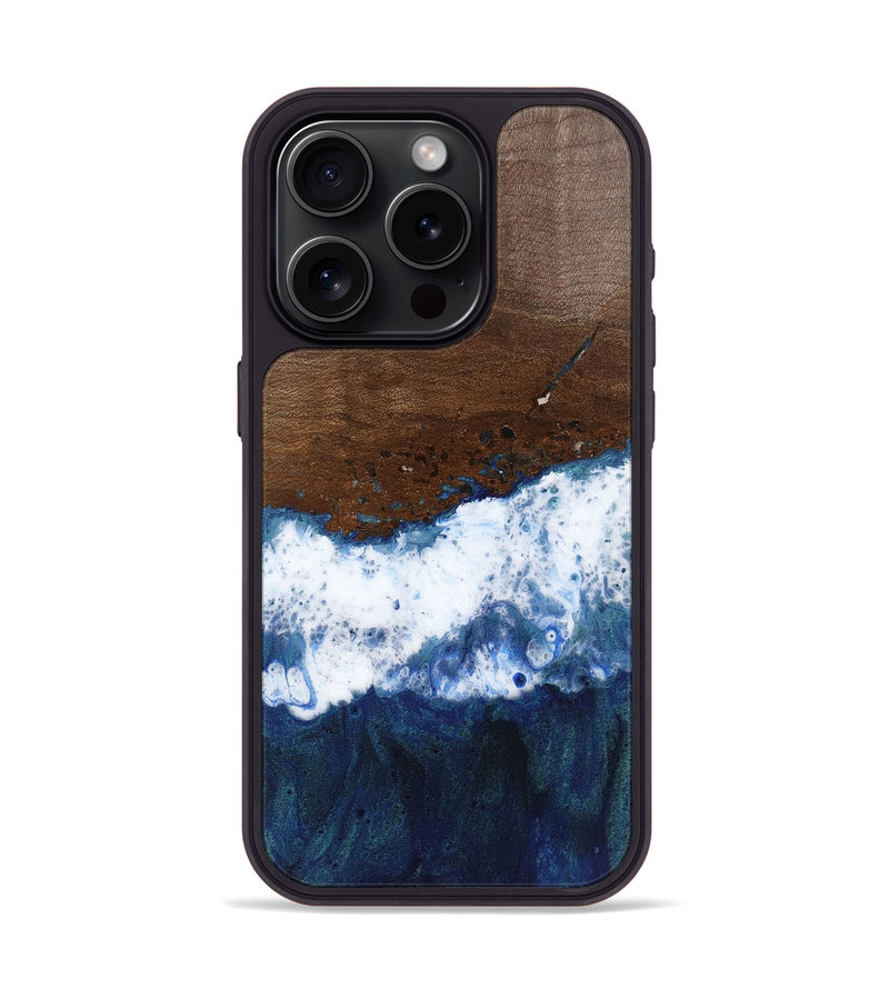 iPhone 15 Pro Wood Phone Case - Shobana (Coastal, 741957)