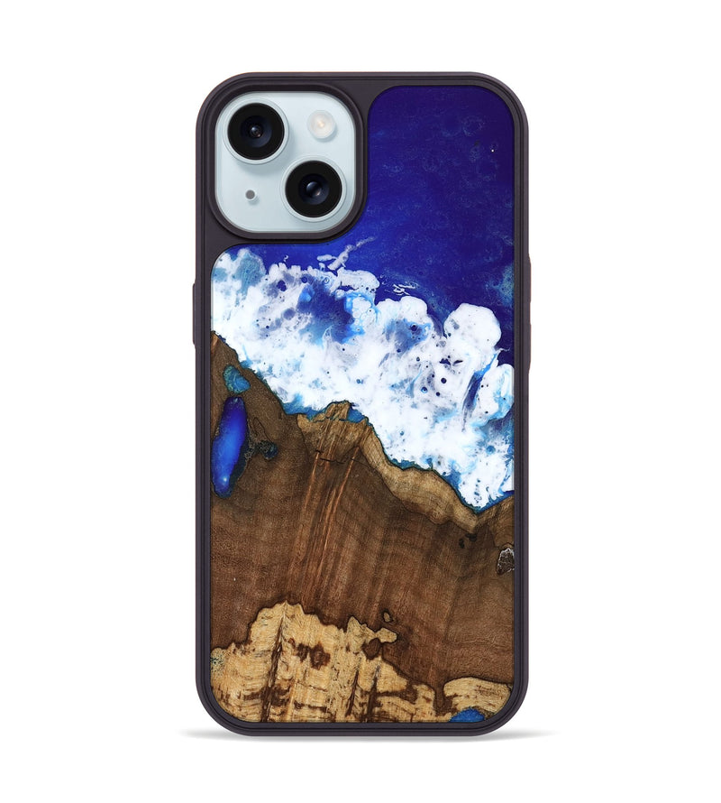 iPhone 15 Wood Phone Case - Audivox (Coastal, 741959)