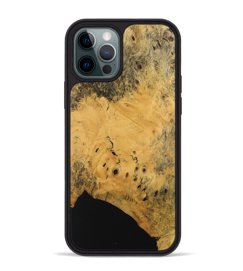 iPhone 12 Pro Max Wood Phone Case - Shouli (Wood Burl, 741962)