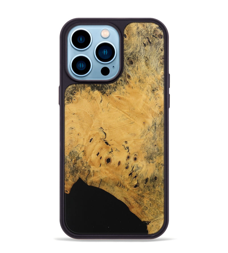 iPhone 14 Pro Max Wood Phone Case - Shouli (Wood Burl, 741962)