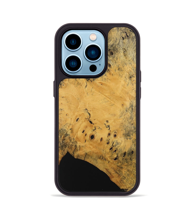 iPhone 14 Pro Wood Phone Case - Shouli (Wood Burl, 741962)