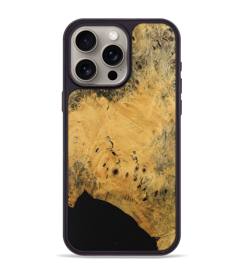 iPhone 15 Pro Max Wood Phone Case - Shouli (Wood Burl, 741962)