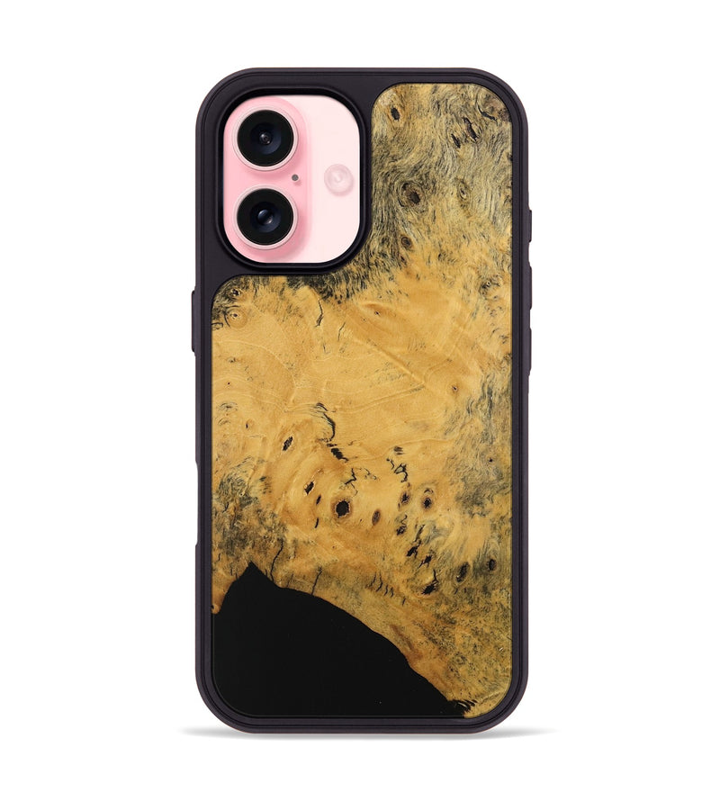 iPhone 16 Wood Phone Case - Shouli (Wood Burl, 741962)