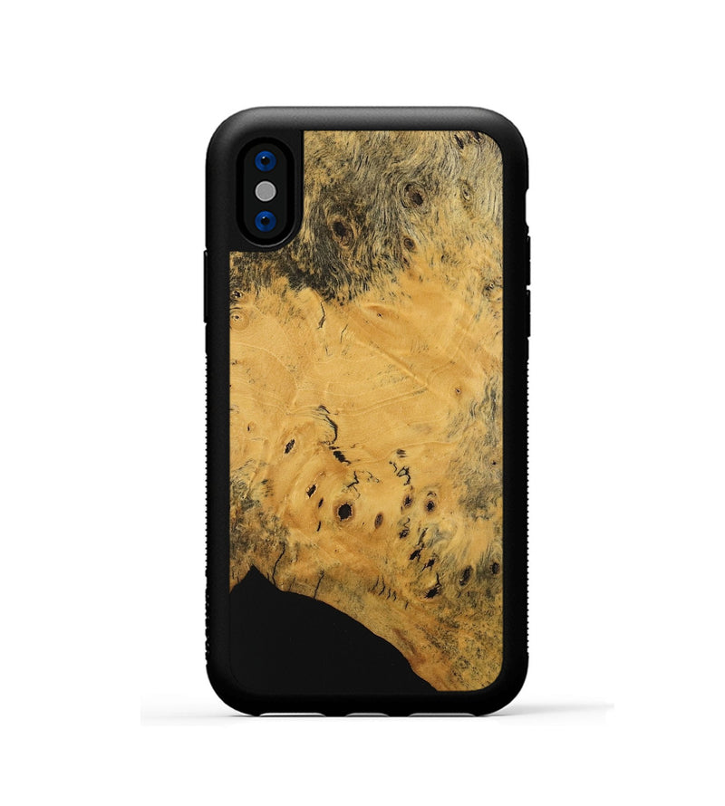 iPhone Xs Wood Phone Case - Shouli (Wood Burl, 741962)