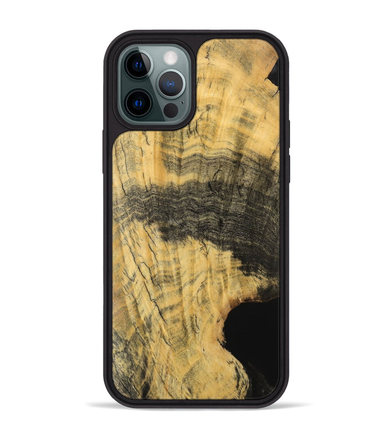 iPhone 12 Pro Max Wood Phone Case - Mindy (Wood Burl, 741965)