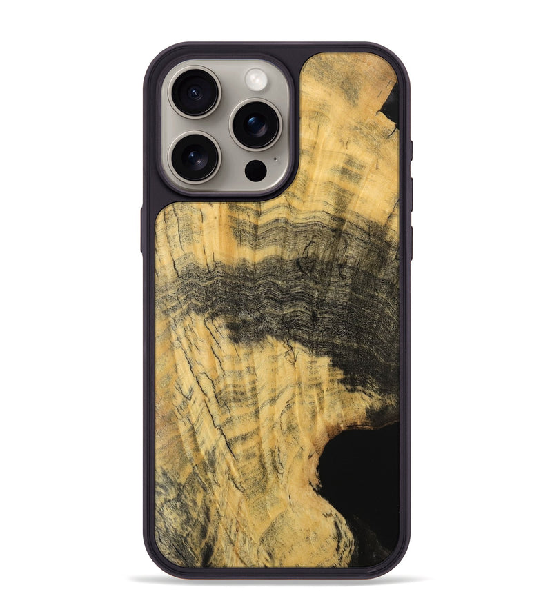 iPhone 15 Pro Max Wood Phone Case - Mindy (Wood Burl, 741965)