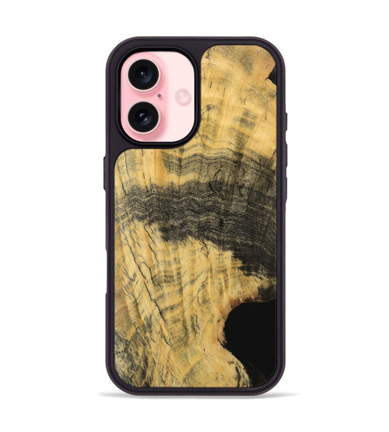 iPhone 16 Wood Phone Case - Mindy (Wood Burl, 741965)