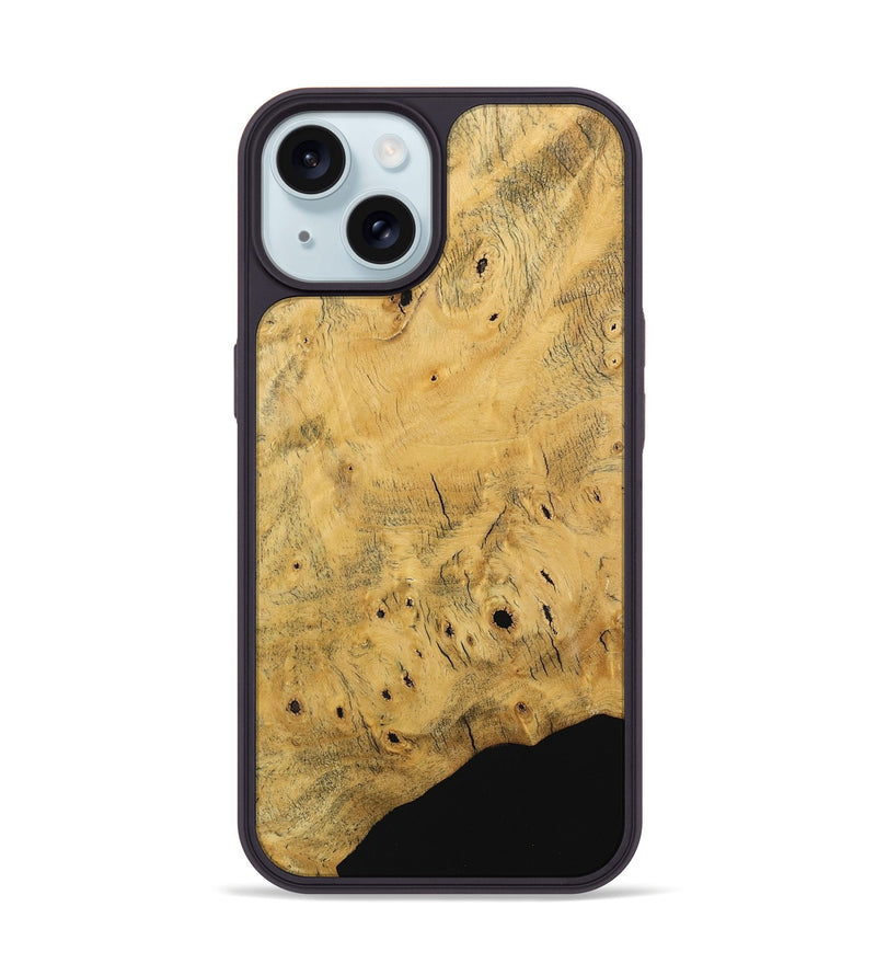 iPhone 15 Wood Phone Case - Dacey (Wood Burl, 741966)