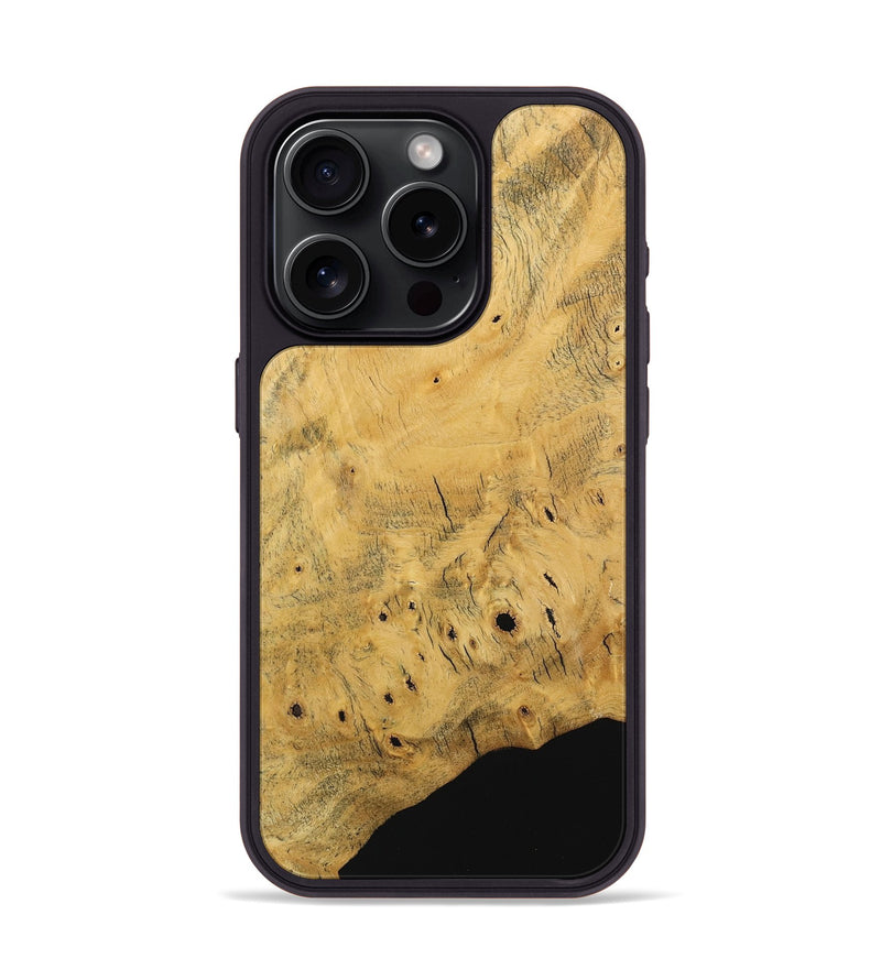 iPhone 15 Pro Wood Phone Case - Dacey (Wood Burl, 741966)