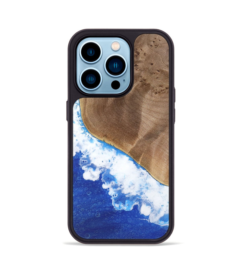 iPhone 14 Pro Wood Phone Case - Dicie (Coastal, 741967)