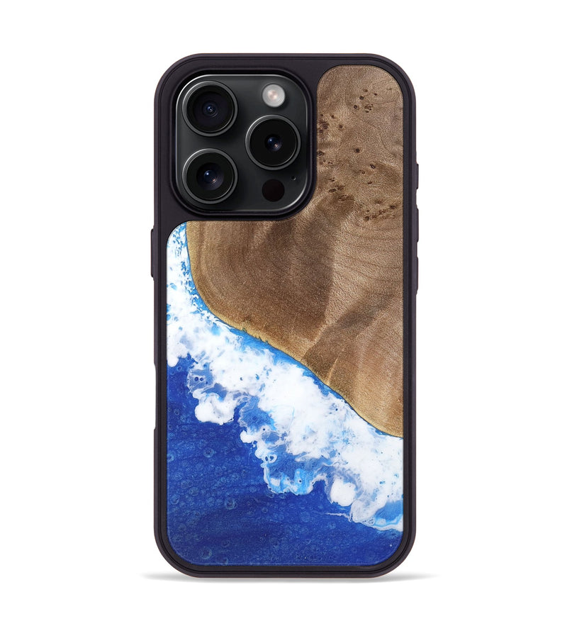 iPhone 16 Pro Wood Phone Case - Dicie (Coastal, 741967)