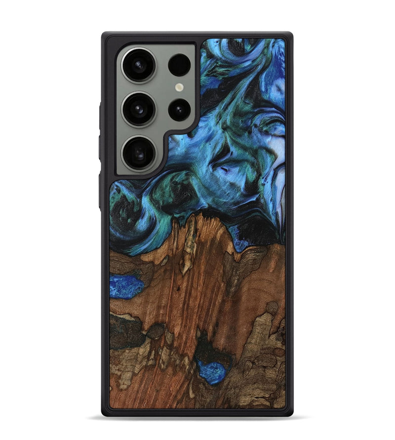 Galaxy S24 Ultra Wood Phone Case - Elsy (Blue, 741971)