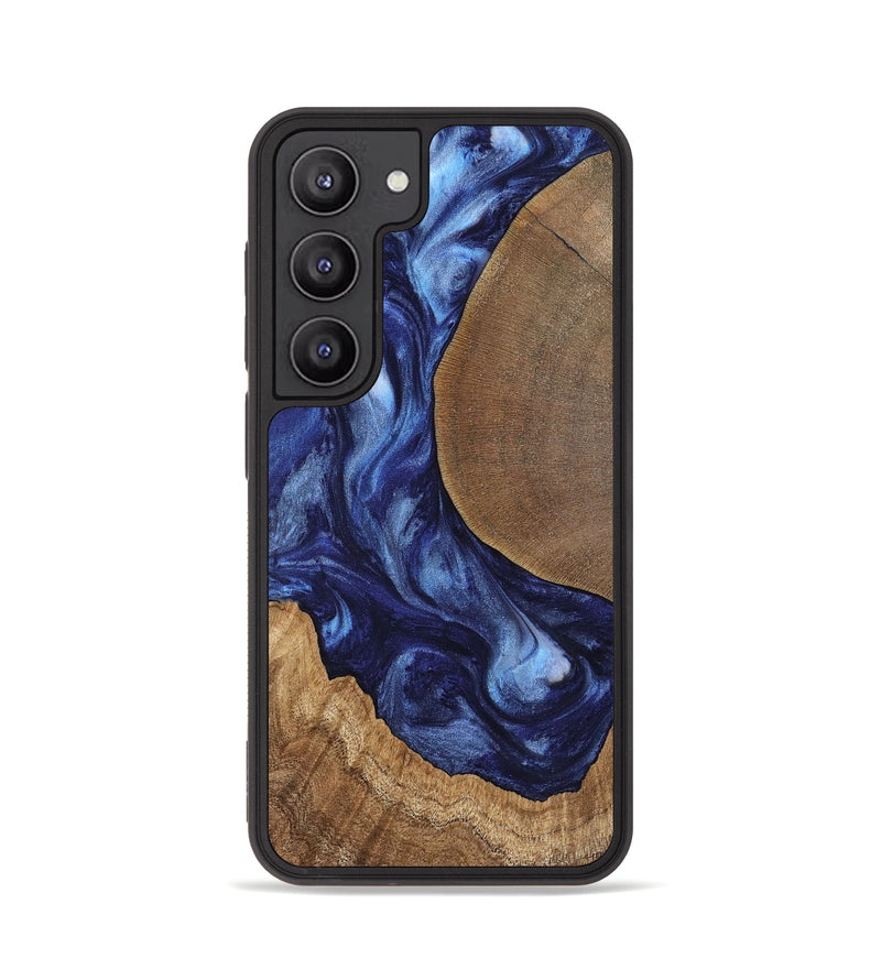 Galaxy S23 Wood Phone Case - Amado (Blue, 741972)