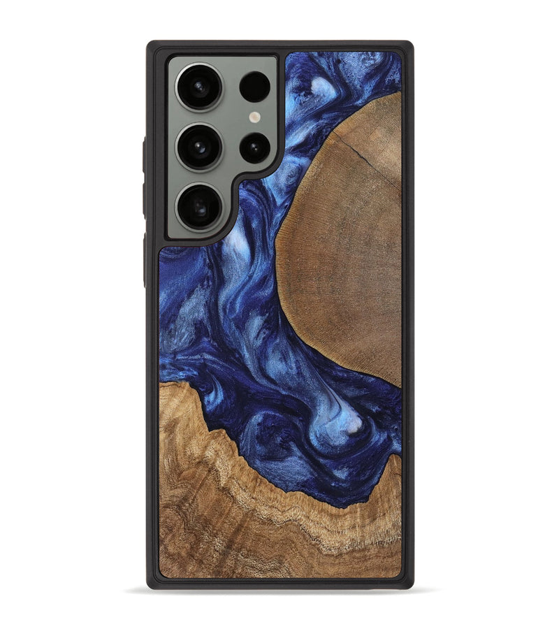 Galaxy S23 Ultra Wood Phone Case - Amado (Blue, 741972)