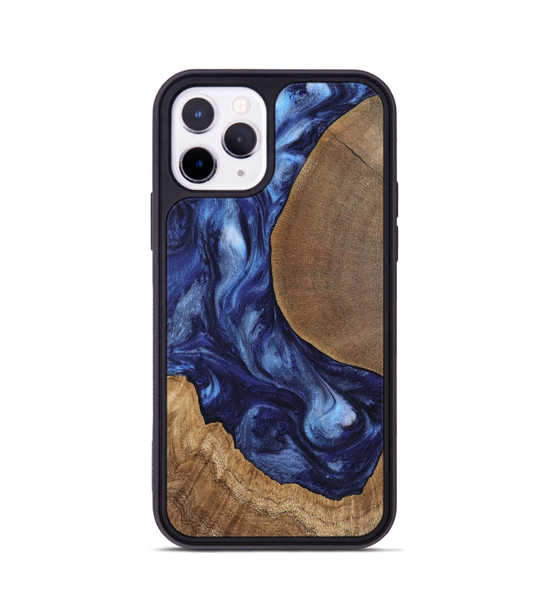 iPhone 11 Pro Wood Phone Case - Amado (Blue, 741972)