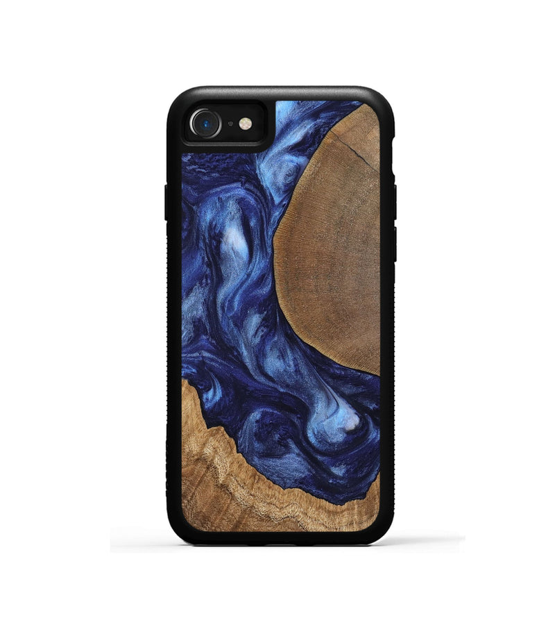 iPhone SE Wood Phone Case - Amado (Blue, 741972)