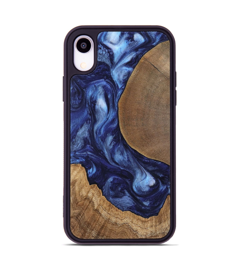 iPhone Xr Wood Phone Case - Amado (Blue, 741972)