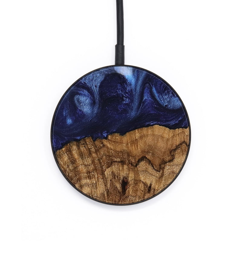 Circle Wood Wireless Charger - Gretel (Blue, 741973)