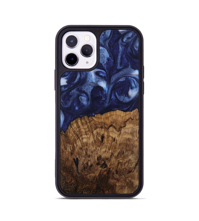 iPhone 11 Pro Wood Phone Case - Gretel (Blue, 741973)