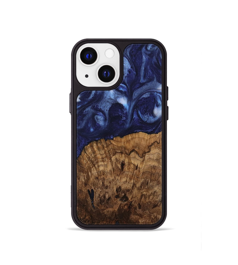 iPhone 13 mini Wood Phone Case - Gretel (Blue, 741973)